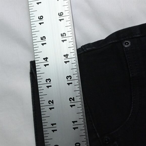 Lot 2 Maurices Small Skinny Dark Black Stretch Denim Jeans - Picture 3 of 9
